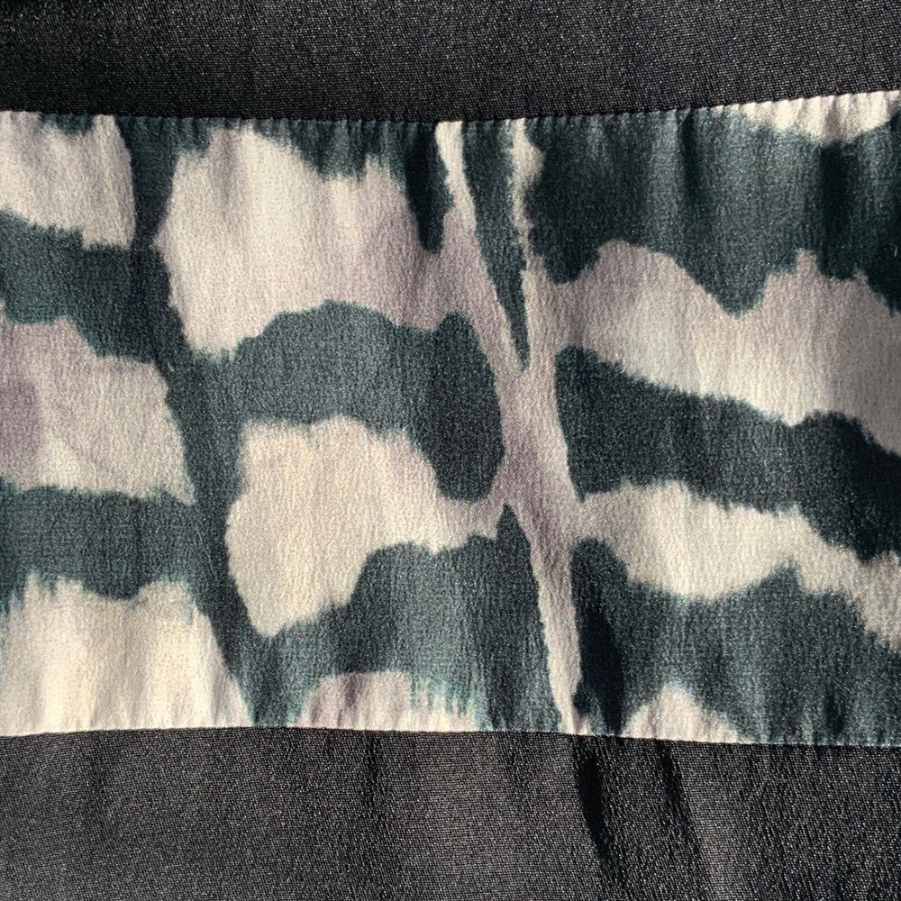 Teenflo Black & animal print Silk Mini Dress - 4 - Picture 7 of 7